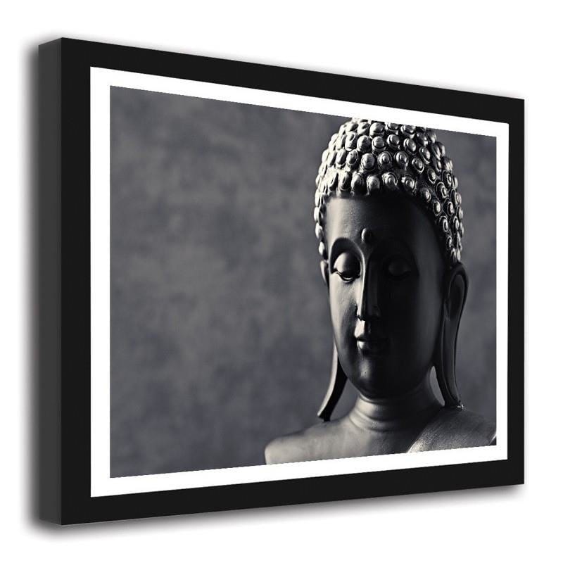 Glezna melnā rāmī - Buddha 4  Home Trends
