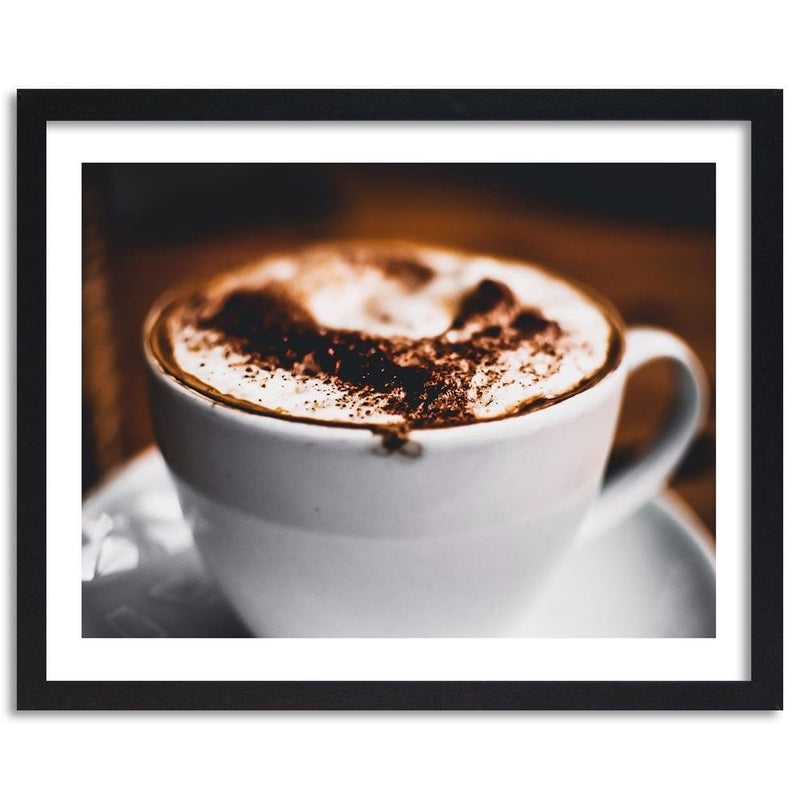 Glezna melnā rāmī - Coffee With Sprinkles  Home Trends
