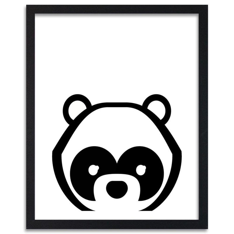 Glezna melnā rāmī - Contrast Panda  Home Trends