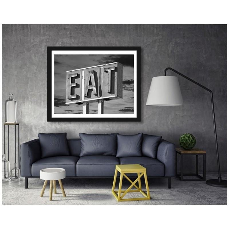 Glezna melnā rāmī - Eat  Home Trends