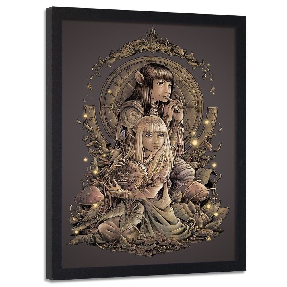 Glezna melnā rāmī - Elven Pair  Home Trends