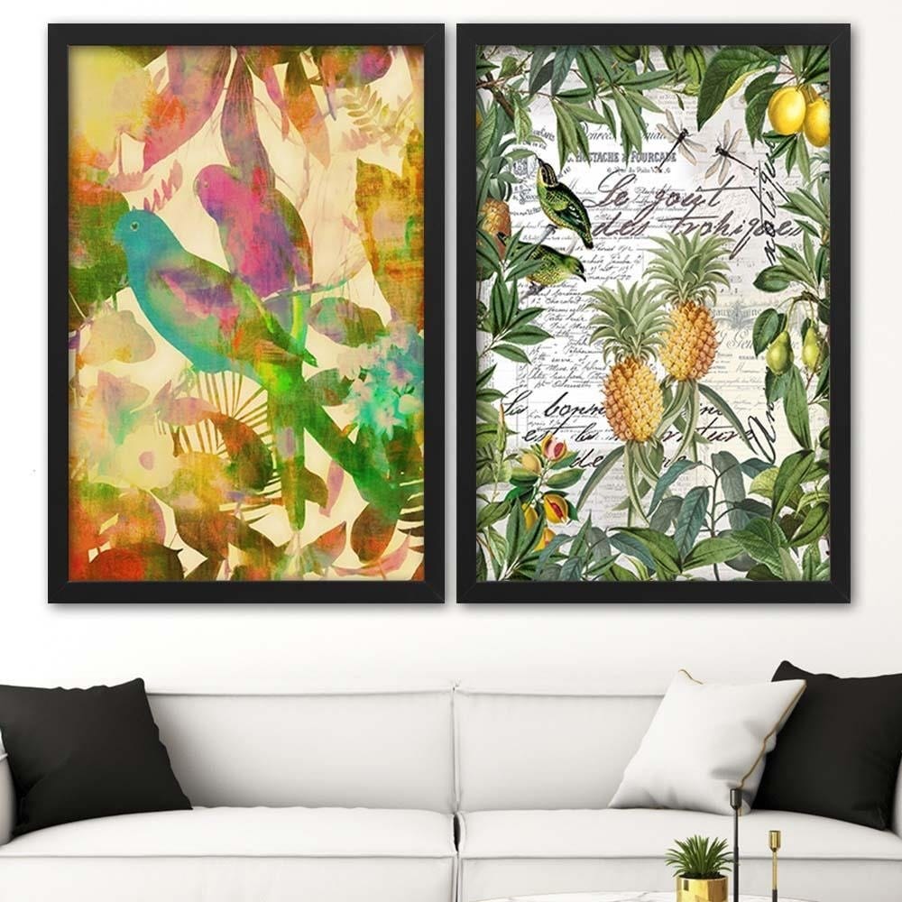 Glezna melnā rāmī - Exoticism  Home Trends