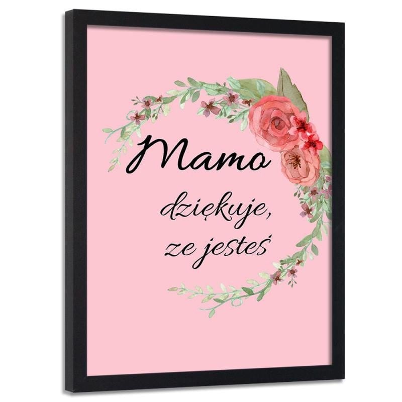 Glezna melnā rāmī - For Mommy 2  Home Trends