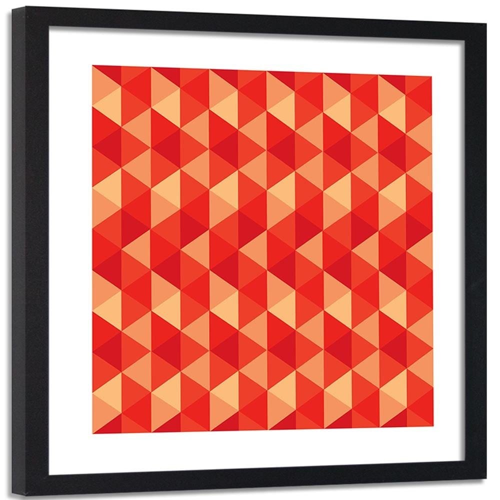 Glezna melnā rāmī - Geometric Forms 4  Home Trends