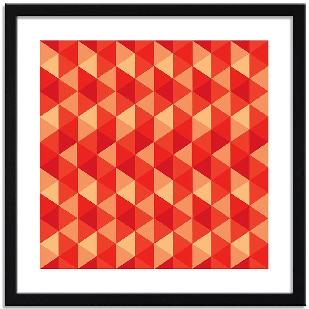 Glezna melnā rāmī - Geometric Forms 4  Home Trends