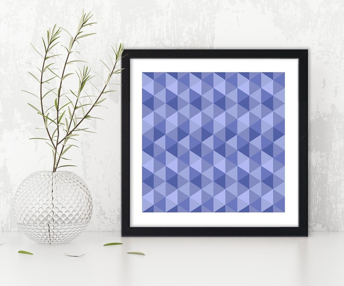 Glezna melnā rāmī - Geometric Forms 5  Home Trends
