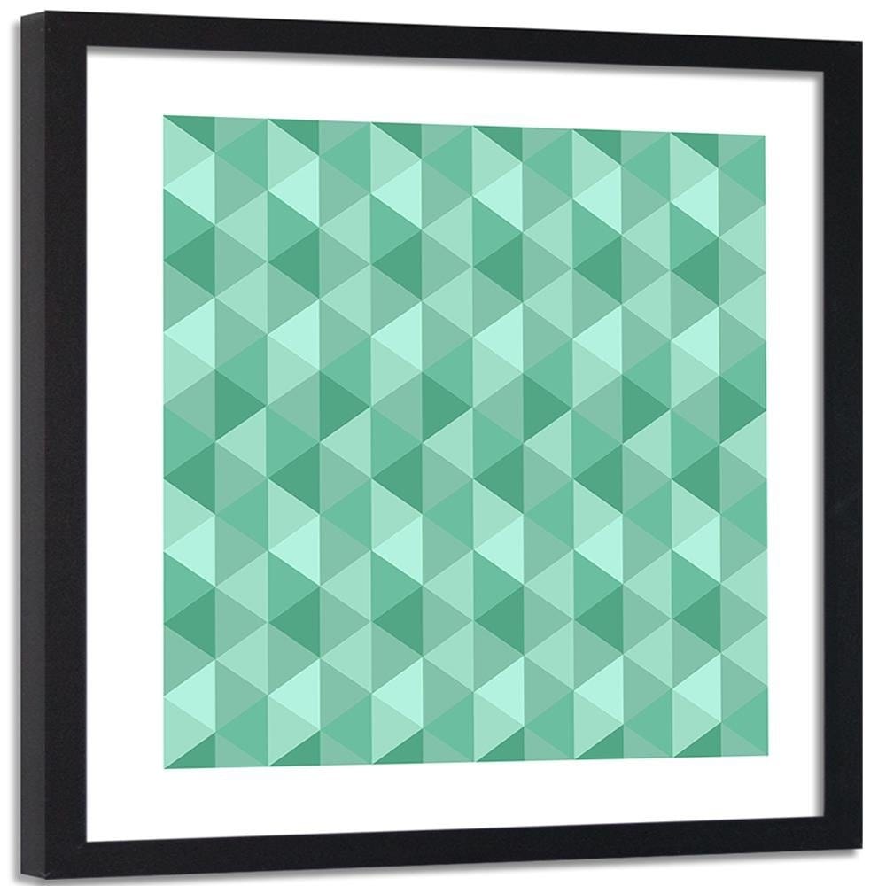 Glezna melnā rāmī - Geometric Forms 6  Home Trends