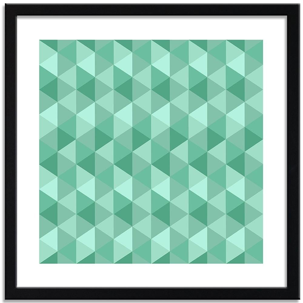 Glezna melnā rāmī - Geometric Forms 6  Home Trends
