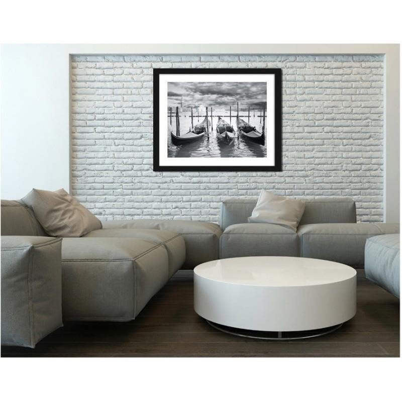 Glezna melnā rāmī - Gondolas 2  Home Trends