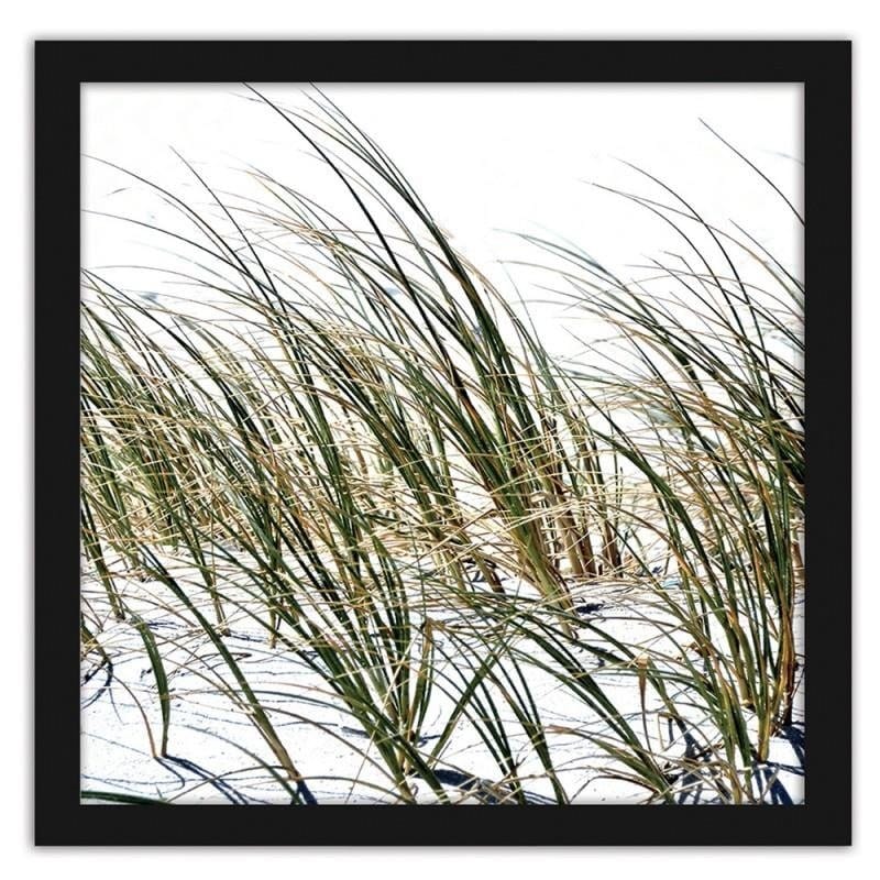 Glezna melnā rāmī - Grass on the beach  Home Trends