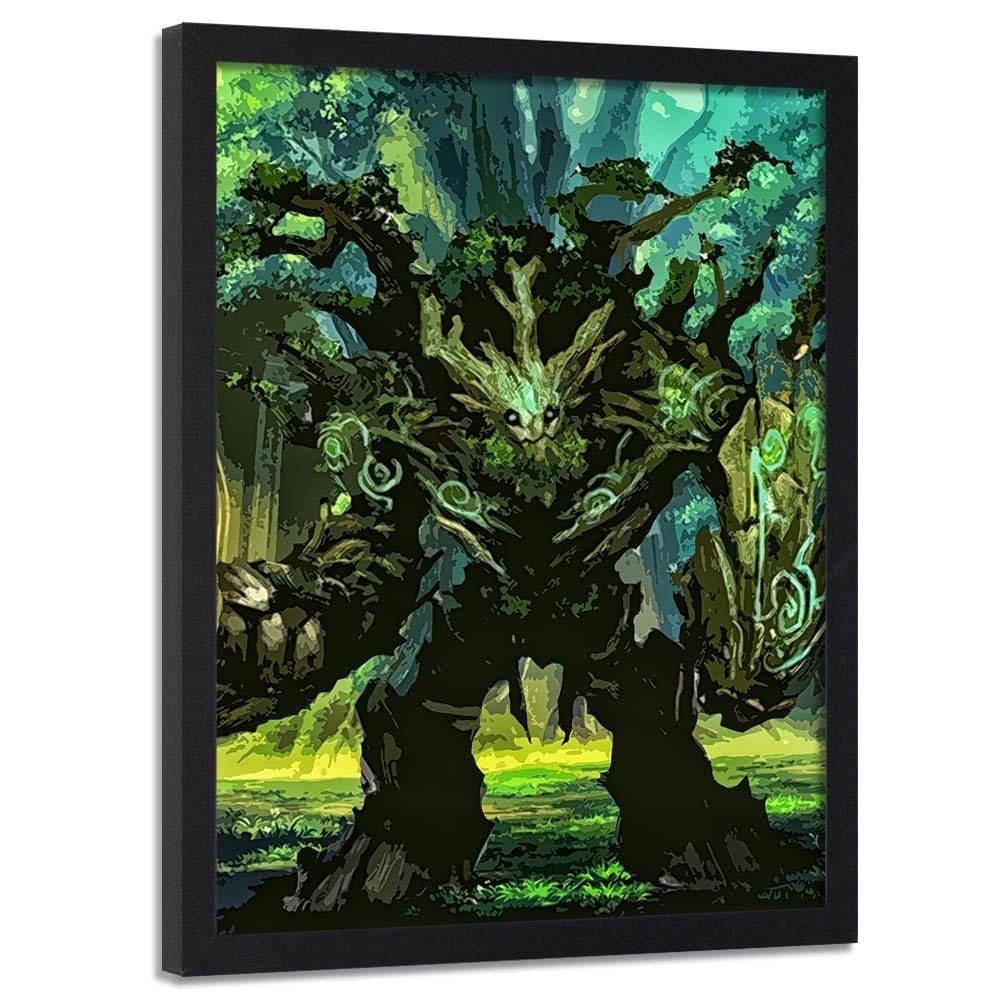 Glezna melnā rāmī - Guardian Of The Forest  Home Trends
