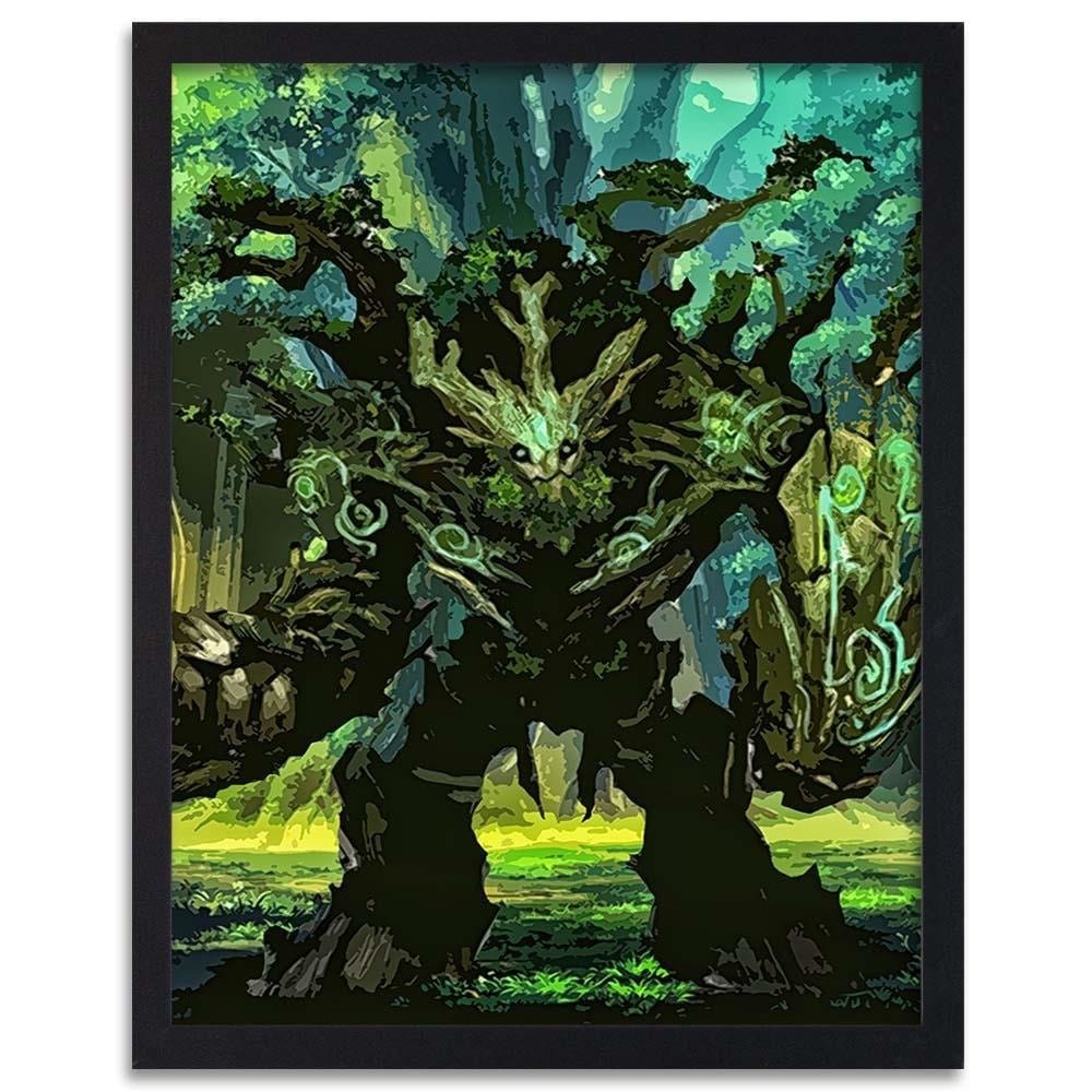Glezna melnā rāmī - Guardian Of The Forest  Home Trends