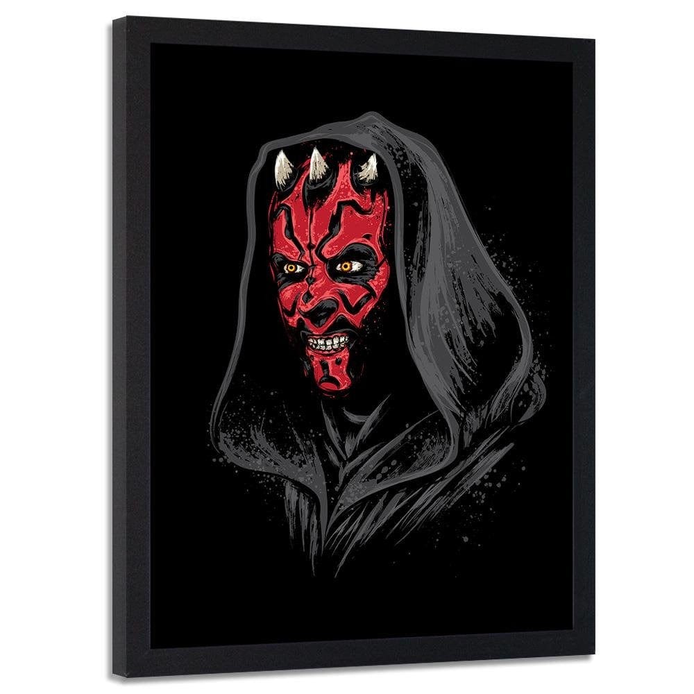 Glezna melnā rāmī - Lord Assassin Red  Home Trends