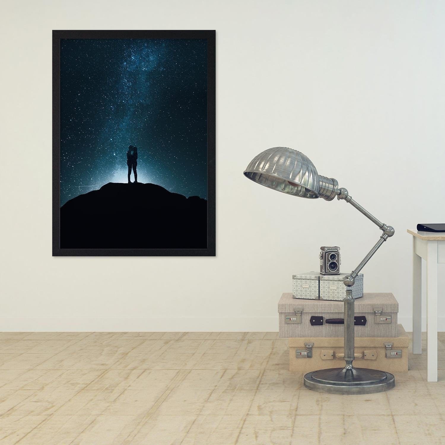 Glezna melnā rāmī - Love In The Starlight  Home Trends
