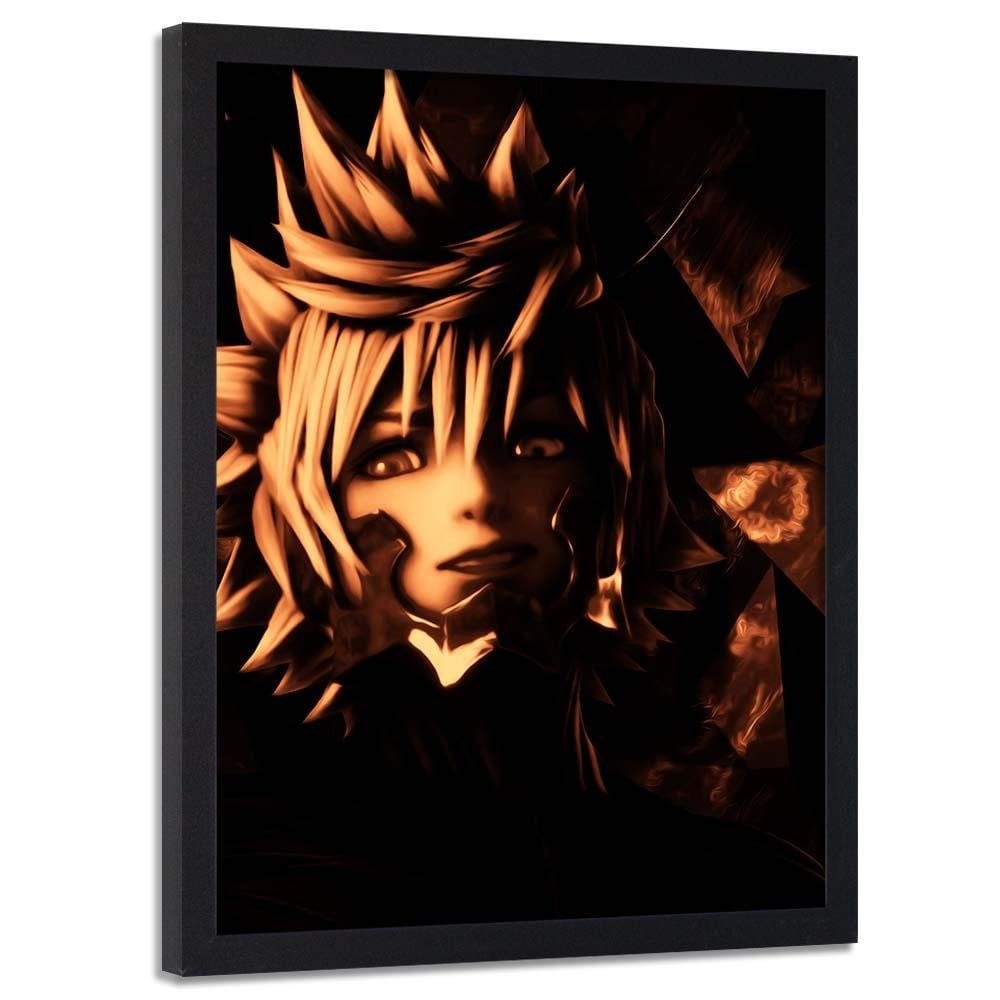 Glezna melnā rāmī - Manga Boy  Home Trends