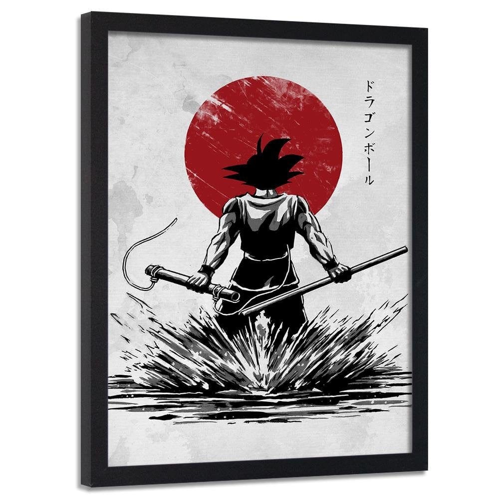 Glezna melnā rāmī - Manga Warrior  Home Trends