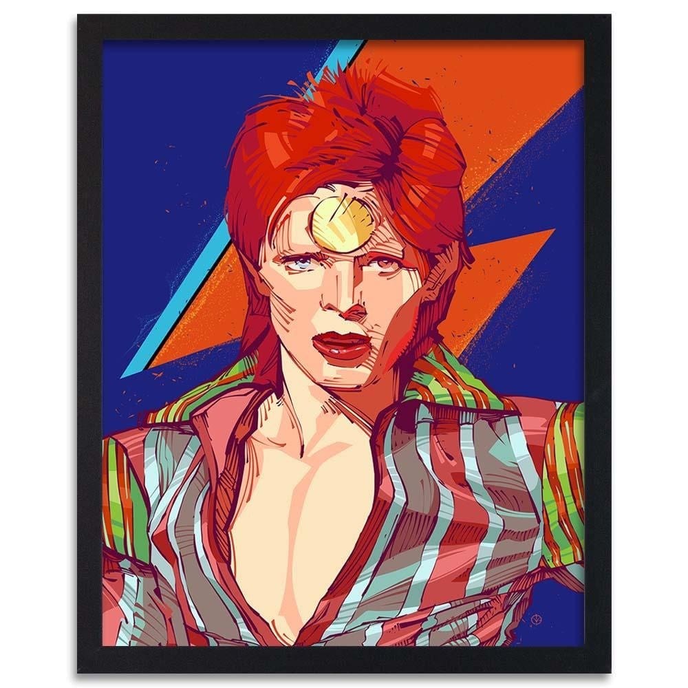 Glezna melnā rāmī - Music Legend  Home Trends