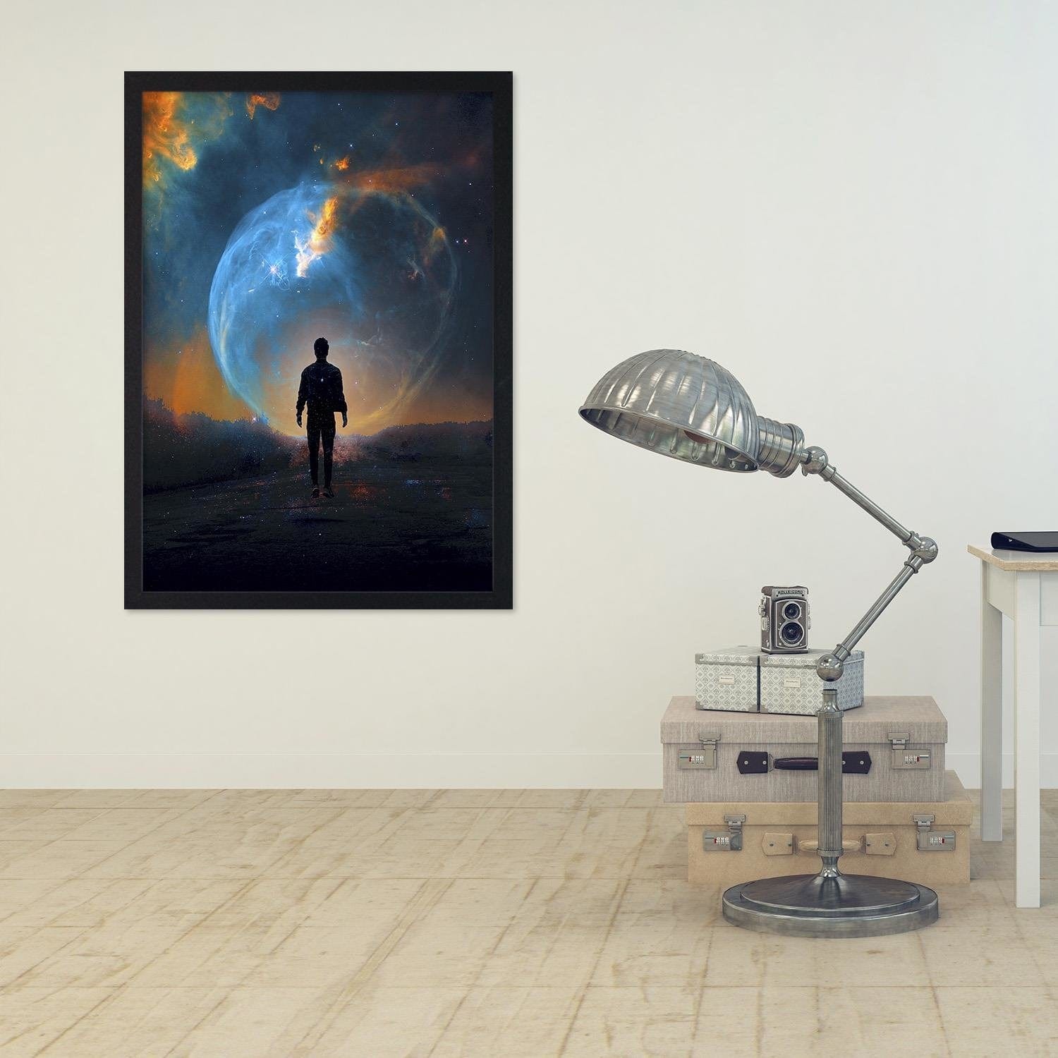 Glezna melnā rāmī - Space Phenomenon  Home Trends