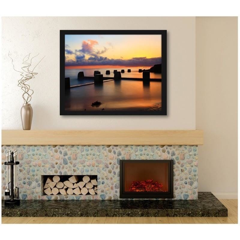 Glezna melnā rāmī - Sunrise  Home Trends