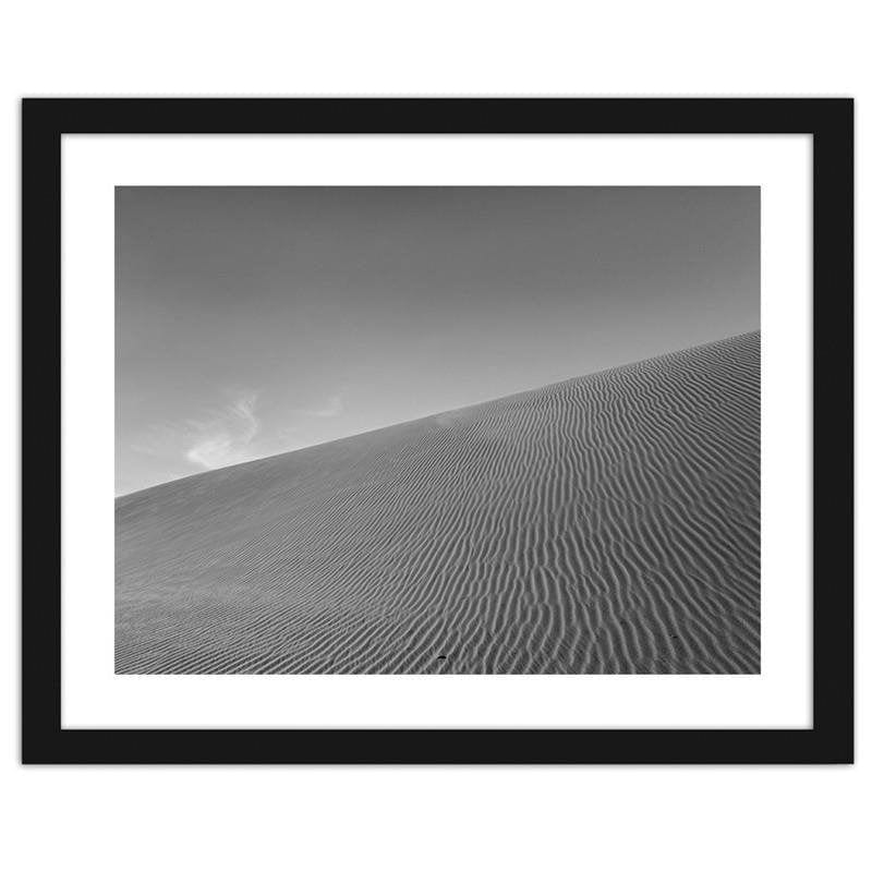 Glezna melnā rāmī - The desert dune  Home Trends