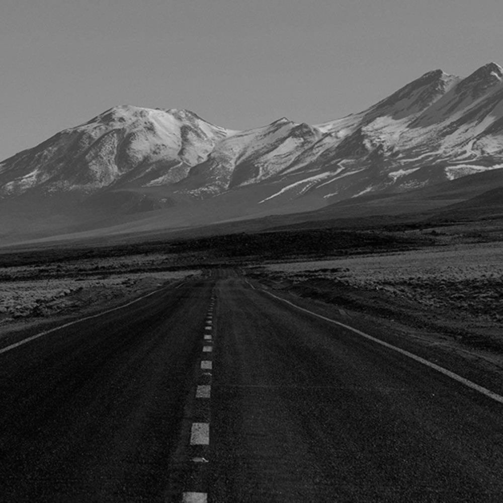 Glezna melnā rāmī - The Road Through The Wilderness 2  Home Trends