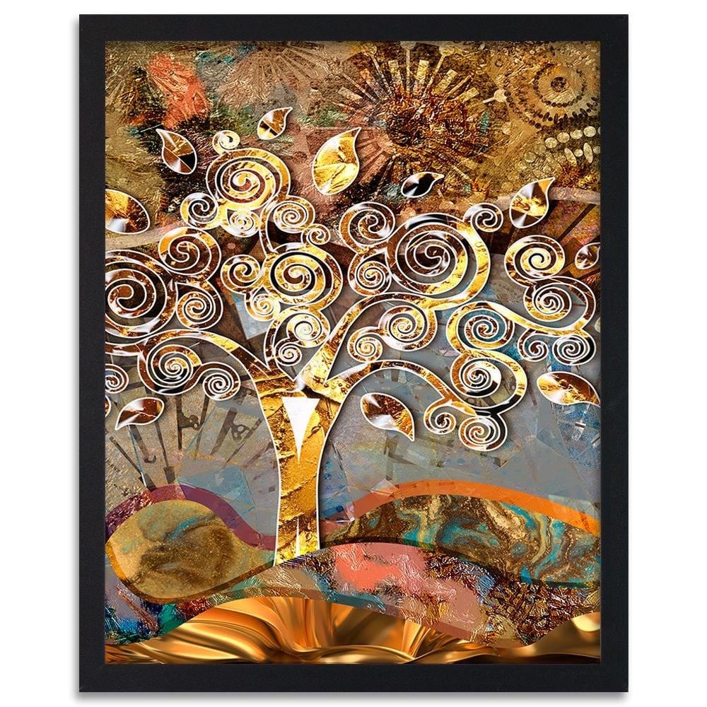 Glezna melnā rāmī - Three Of The Love Klimt  Home Trends