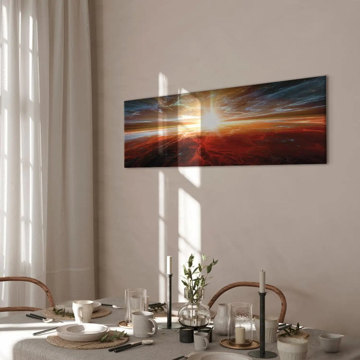 Glezna uz audekla - Kosmiskā rītausma: Enerģijas horizonts, 98026 Home Trends