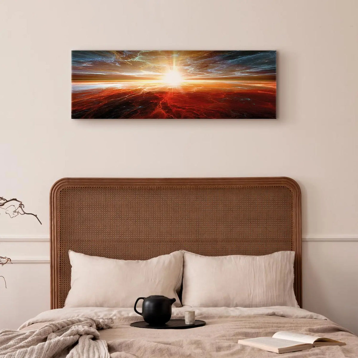Glezna uz audekla - Kosmiskā rītausma: Enerģijas horizonts, 98026 Home Trends