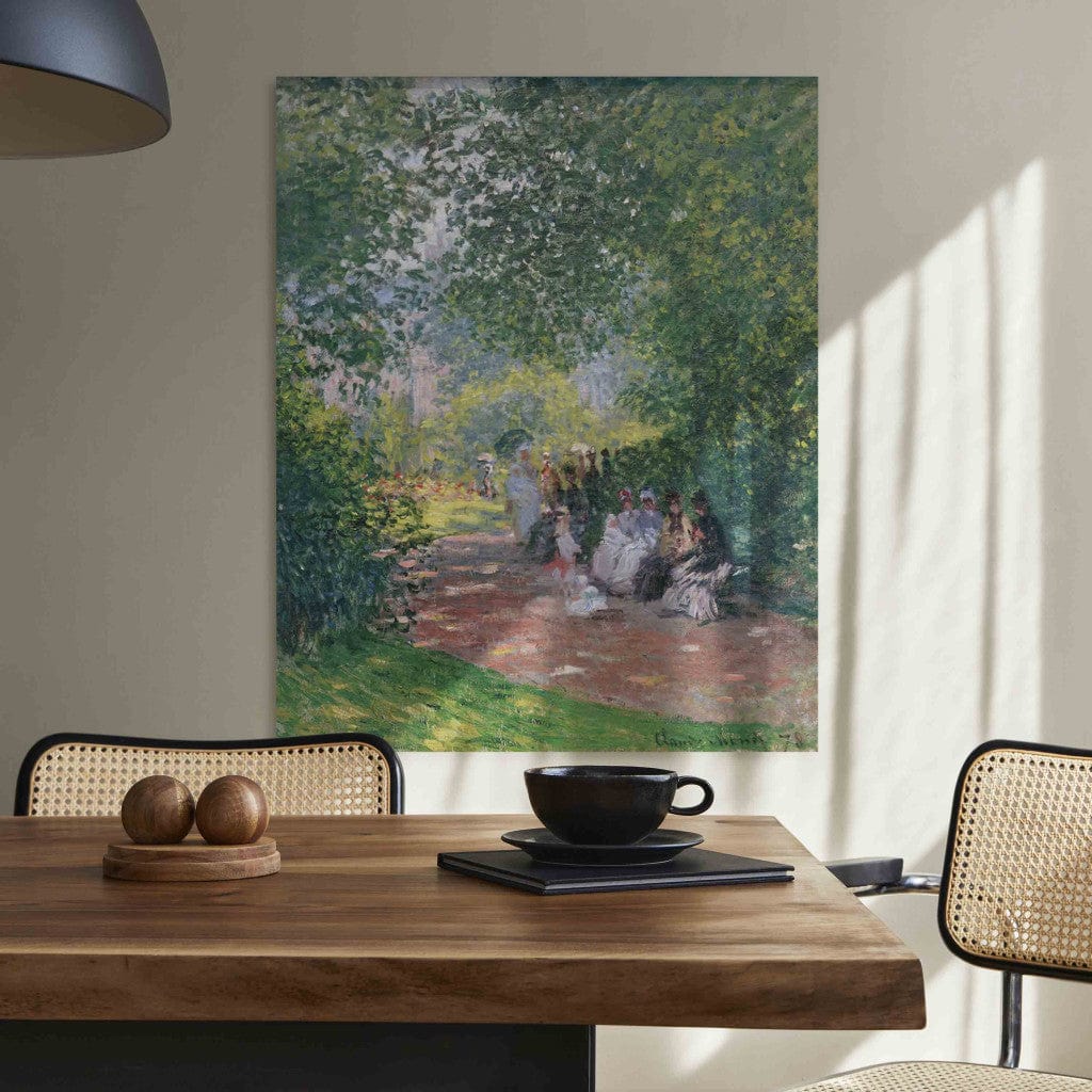 Gleznas reprodukcija - Claude Monet - Au Parc Monceau G-ART