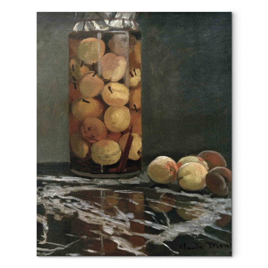 Gleznas reprodukcija - Claude Monet - Glass with Peaches G-ART