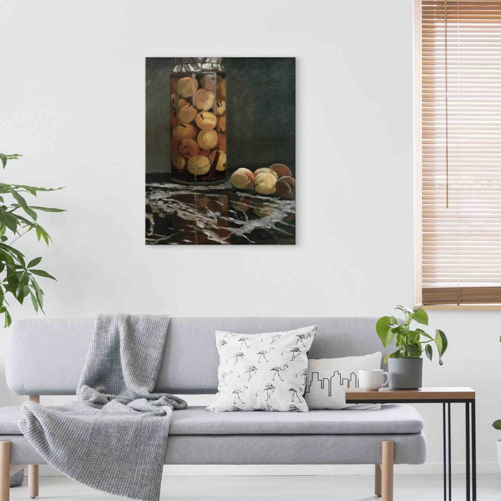 Gleznas reprodukcija - Claude Monet - Glass with Peaches G-ART