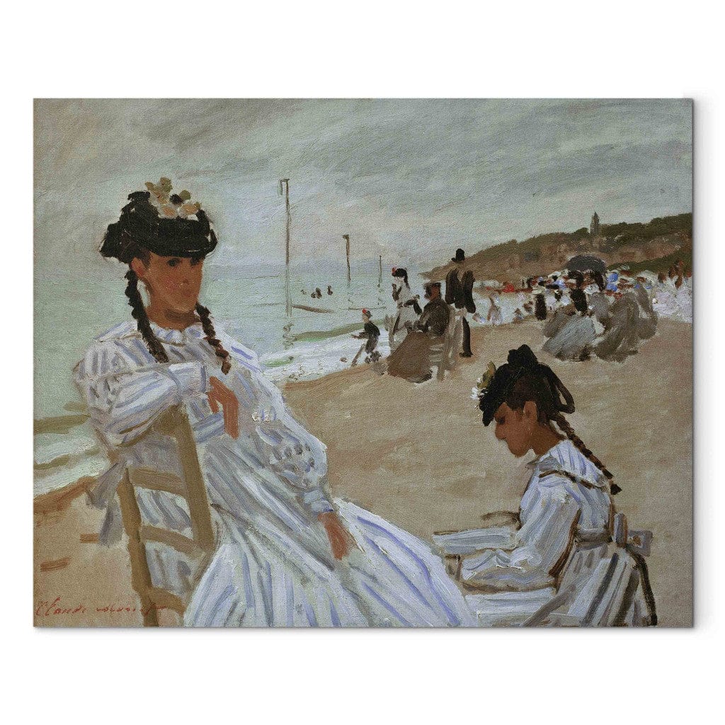 Gleznas reprodukcija - Claude Monet - Sur la Plage a Trouville (On the beach in Trouville) G-ART