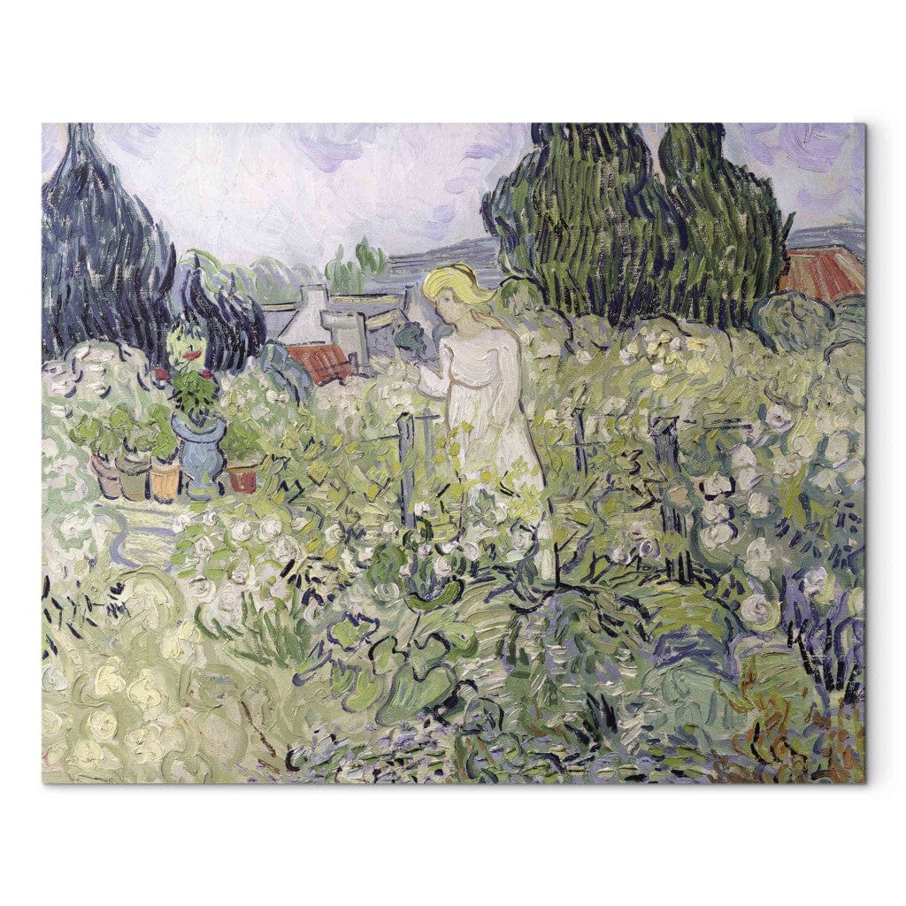 Gleznas reprodukcija - Vincent van Gogh - Mademoiselle Gachet in her garden at Auvers -sur -Oise G-ART