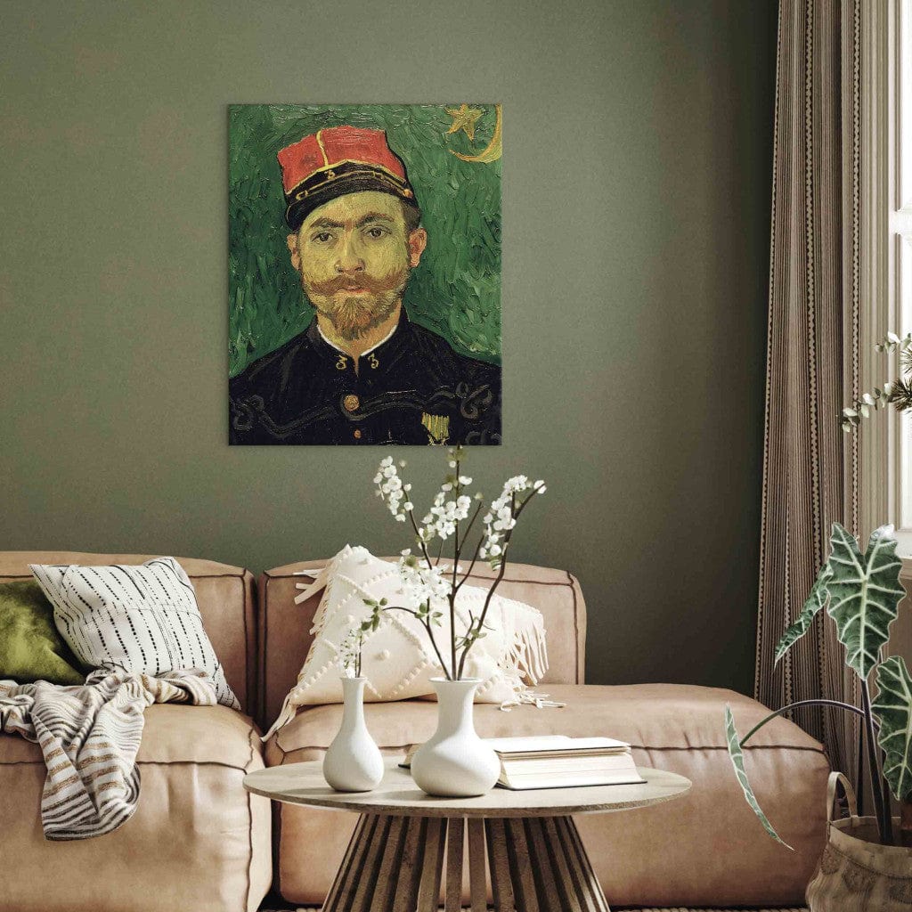 Gleznas reprodukcija - Vincent van Gogh - Portrait of Milliet G-ART