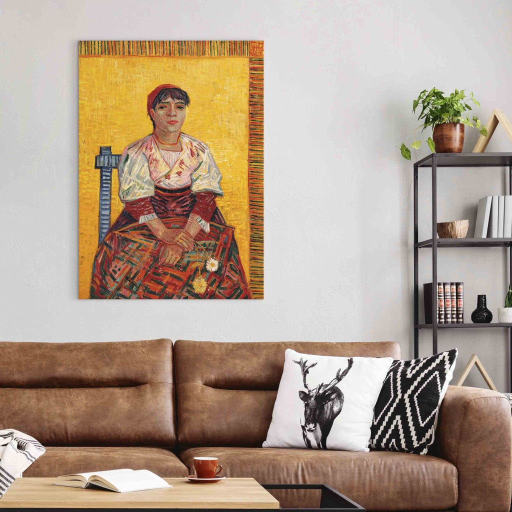 Gleznas reprodukcija - Vincent van Gogh - The Italian woman G-ART