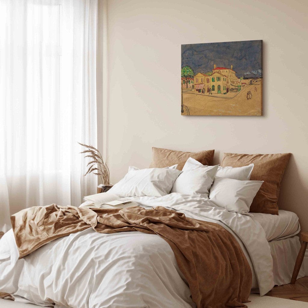 Gleznas reprodukcija - Vincent van Gogh - The Yellow House (2. versija) G-ART