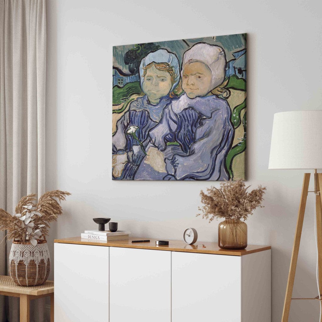 Gleznas reprodukcija - Vincent van Gogh - Two Little Girls G-ART