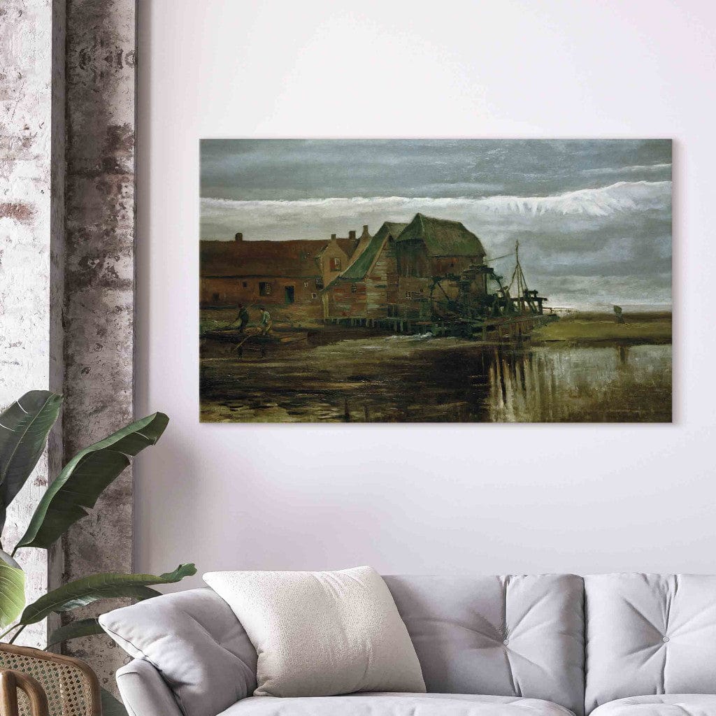 Gleznas reprodukcija - Vincent van Gogh - Watermill at Gennep G-ART