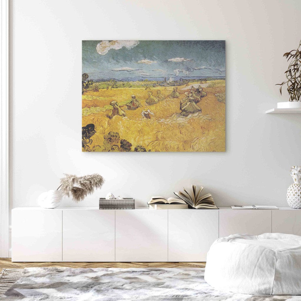 Gleznas reprodukcija - Vincent van Gogh - Wheat Field with Reaper G-ART