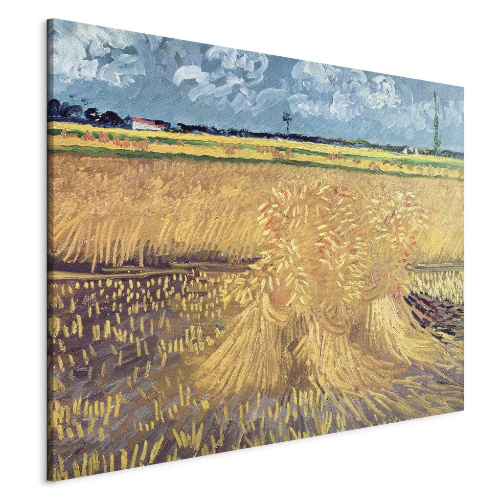 Gleznas reprodukcija - Vincent van Gogh - Wheatfield with Sheaves G-ART