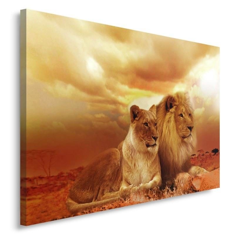Kanva - A Pair Of Lions  Home Trends DECO
