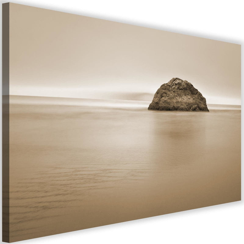 Kanva - A Rock In The Sea At Dusk 1  Home Trends DECO