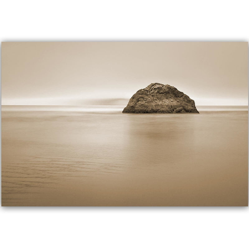 Kanva - A Rock In The Sea At Dusk 1  Home Trends DECO