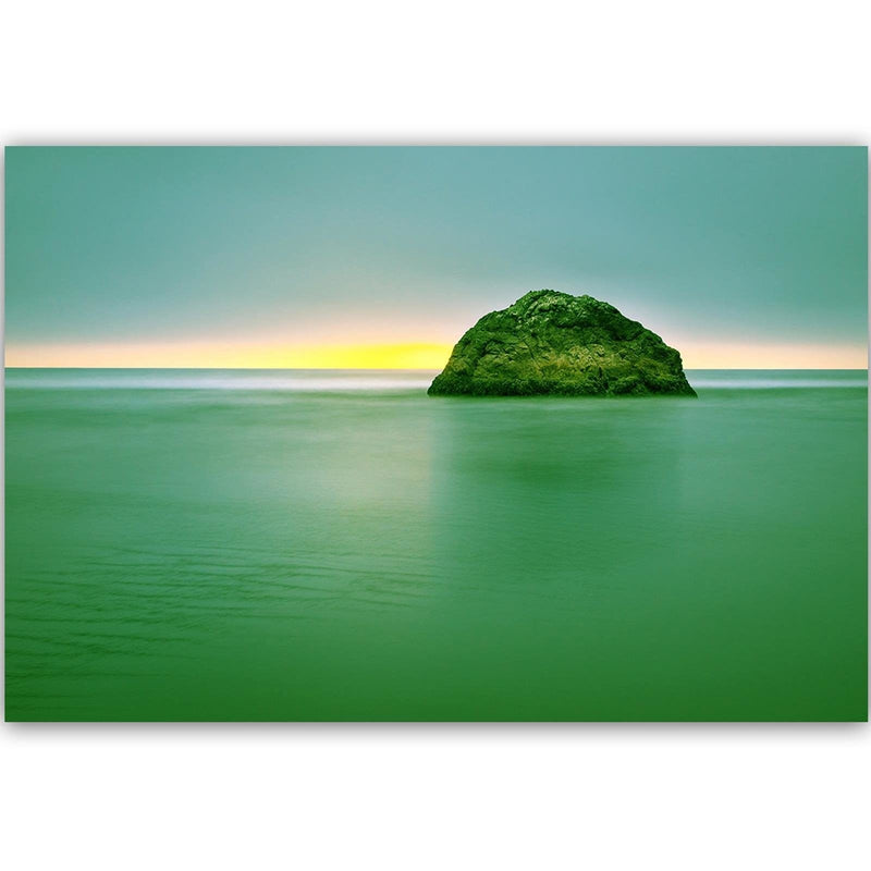 Kanva - A Rock In The Sea At Dusk 3  Home Trends DECO