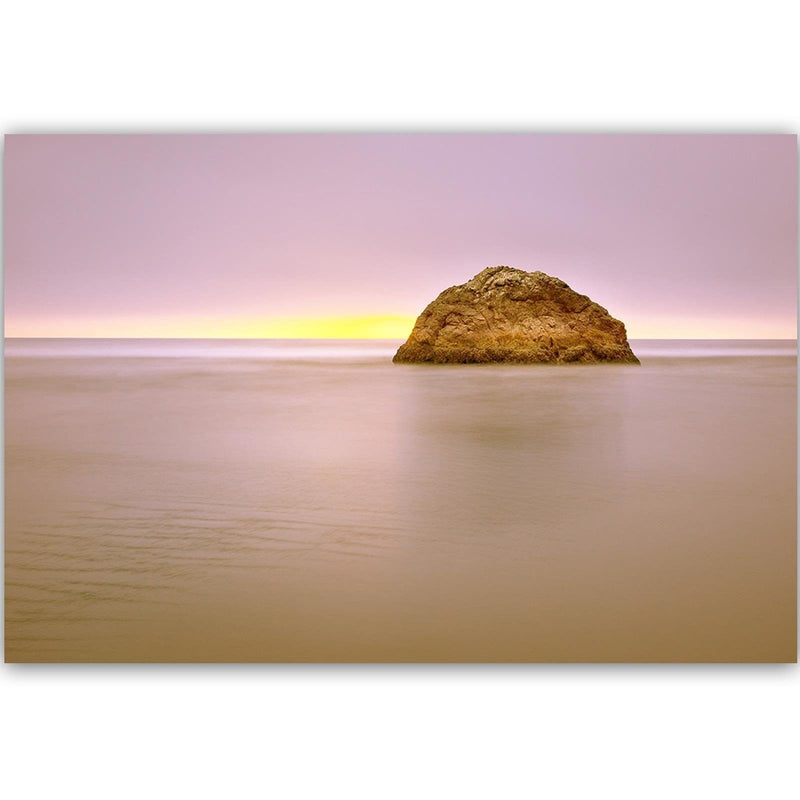 Kanva - A Rock In The Sea At Dusk  Home Trends DECO