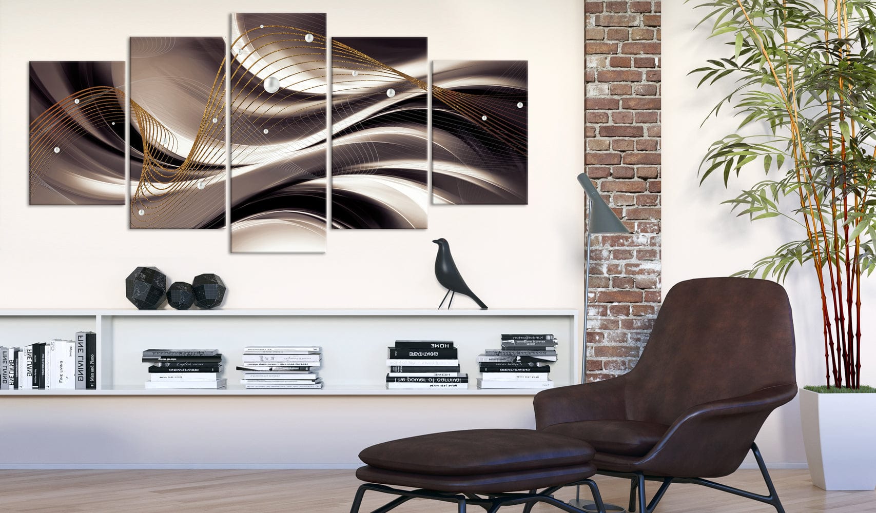 Glezna - Abstract Cobweb Home Trends