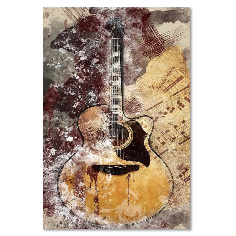 Kanva - Abstract Guitar  Home Trends DECO