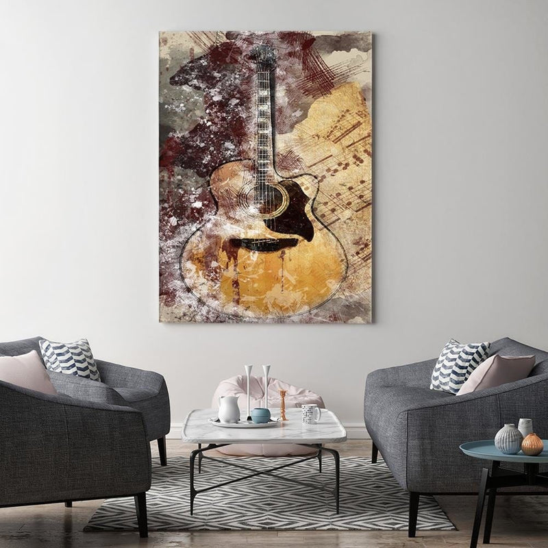 Kanva - Abstract Guitar  Home Trends DECO