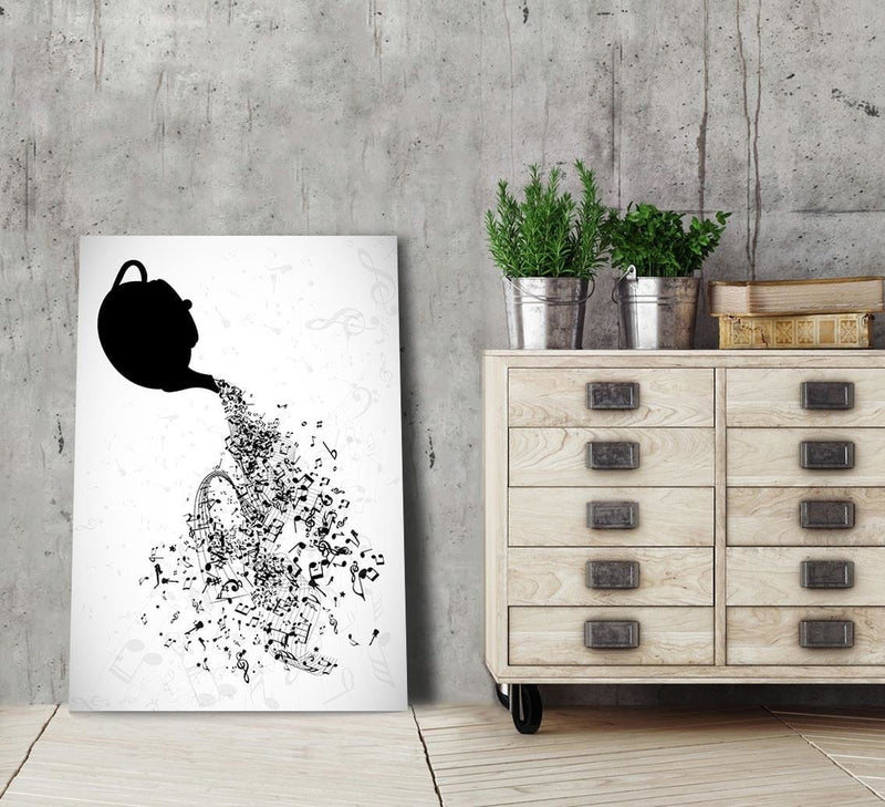 Kanva - Abstract Image Black And White  Home Trends DECO