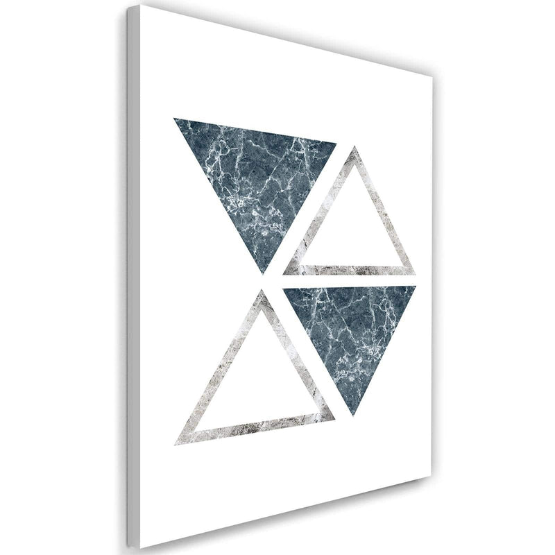 Kanva - Abstract Marble Triangles  Home Trends DECO